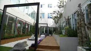 Ogród sensoryczny przy Centrum Zdrowia Dziecka otwarty