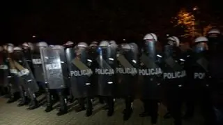 W Katowicach doszło do starć z policją