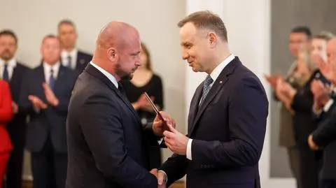 Jacek Siewiera i Andrzej Duda