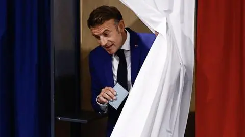 Emmanuel Macron zagłosował w wyborach