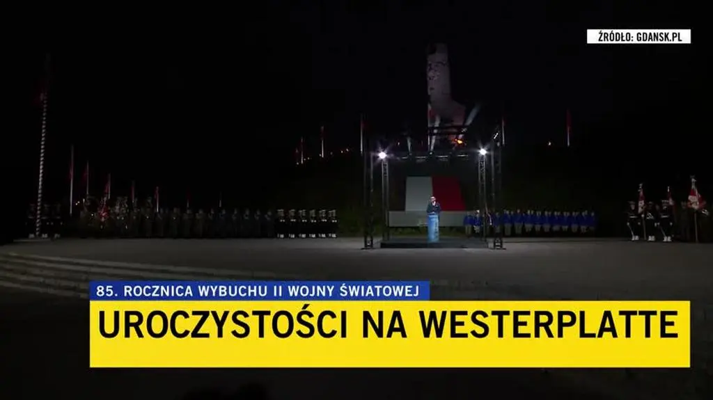 Hołownia podczas obchodów 85