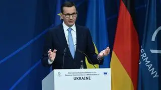 Mateusz Morawiecki na konferencji w Berlinie