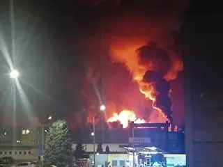 Pożar Stomill Dębica