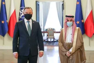 Prezydent Duda i minister spraw zagranicznych Arabii Saudyjskiej