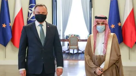 Prezydent Duda i minister spraw zagranicznych Arabii Saudyjskiej