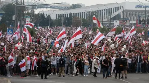 Protest w Mińsku
