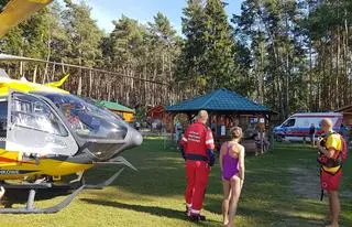 Akcja ratunkowa na jeziorze Niesłysz