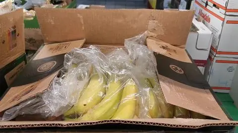 Kokaina w kartonie z bananami. Pochodziły z Ekwadoru, do Polski nadane zostały z jednego z unijnych krajów