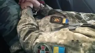W momencie zatrzymania mężczyzna był w mundurze ukraińskiej armii