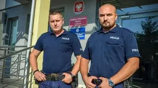 Starszy sierżant Rafał Radecki i sierżant Łukasz Płonka