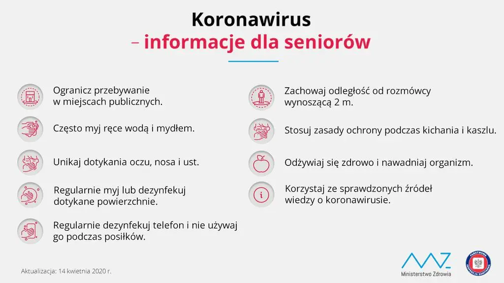 Koronainformacje dla seniorów