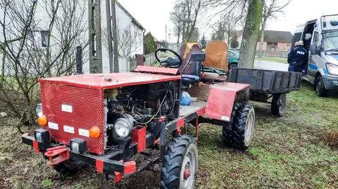 Sam zbudował ciągnik i wyjechał nim na publiczną drogę. Był wtedy pijany