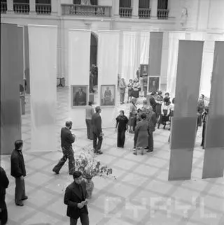 Wystawa portretów przodowników pracy w Muzeum Narodowym w Poznaniu