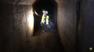 Schron, w którym ukrywał się pan Zygmunt