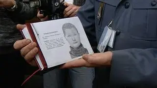 Portret pamięciowy poszukiwanego mężczyzny