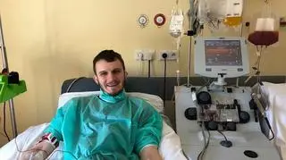 "Ze szpitala wyszedłem z wielką dumą i zaciśniętymi kciukami za mojego biorcę"
