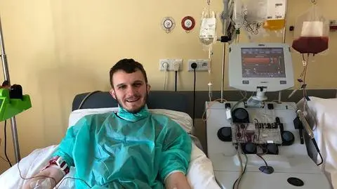 "Ze szpitala wyszedłem z wielką dumą i zaciśniętymi kciukami za mojego biorcę"