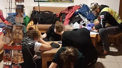 Polscy turyści w słowackim górskim hotelu
