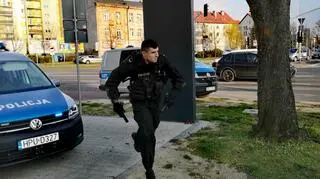 Funkcjonariusze zatrzymali podejrzewanego