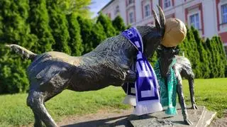 Koziołki w parku Chopina