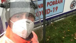 Najpierw w szpitalu, teraz w punkcie pobrania wymazów