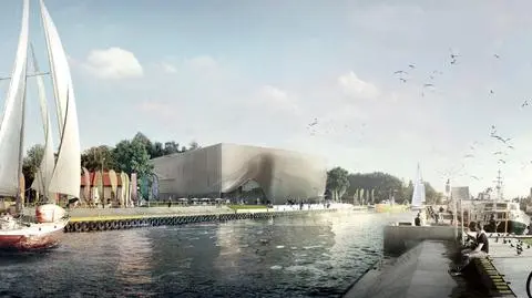 Przy ujściu Łeby do Bałtyku stanie "szklana wydma"