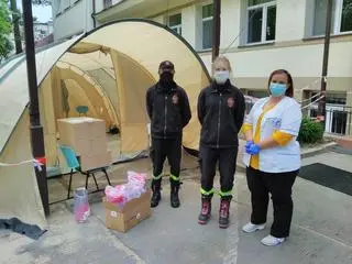 Życzenia i upominki dla pielęgniarek od OSP