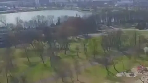 Policja dronem patroluje ulice Poznania