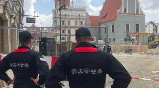 Na miejscu pracuje jednostka chemiczna