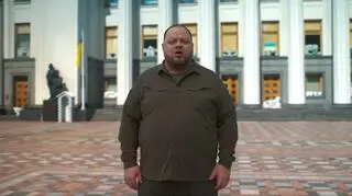 Przewodniczący ukraińskiego parlamentu Rusłan Stefanczuk
