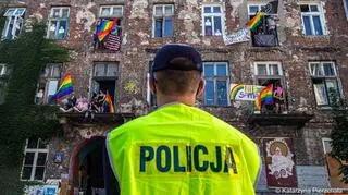 Squat przy ulicy Wilczej w Warszawie 