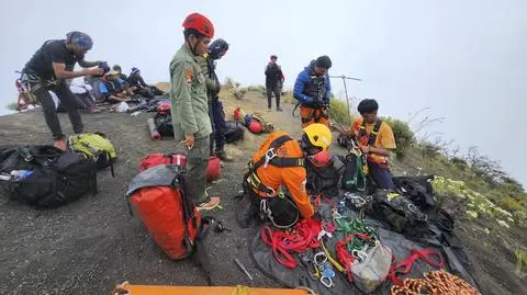 Poszukiwania brazylijskiej turystki, Rinjani 