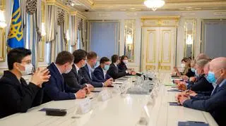 Spotkanie Zełenskiego z udziałem przedstawicieli Tatarów krymskich