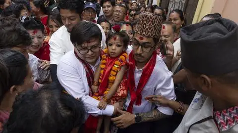 Nepal. Aryatara Shakya wybrana żyjącą boginią 