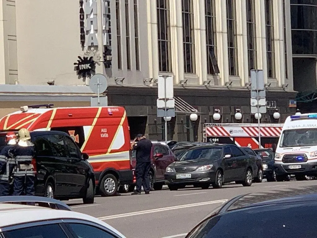 Akcja w centrum Kijowa
