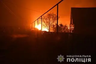 Pożary w obwodzie ługańskim 