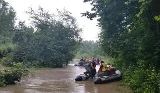 Podtopione drogi w górskich miejscowościach