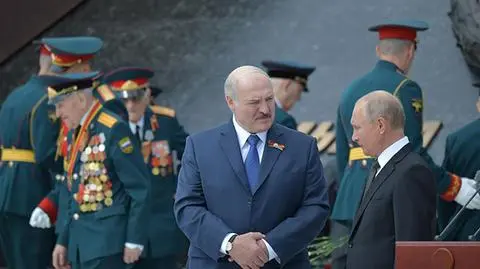 Władimir Putin i Alaksandr Łukaszenka spotkali się w czerwcu w Moskwie 
