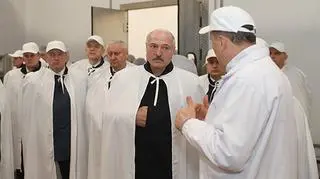 Łukaszenka odwiedził zakłady przetwórcze w obwodzie mińskim