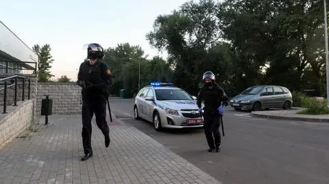 Białoruska milicja w akcji 