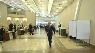 Władimir Putin głosował w lokalu wyborczym utworzonym w gmachu Rosyjskiej Akademii Nauk 