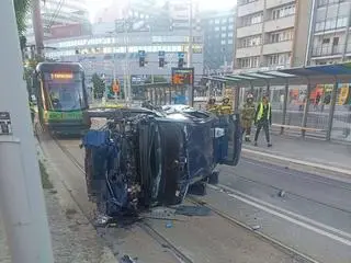 Wypadek spowodował czasowe utrudnienia w ruchu