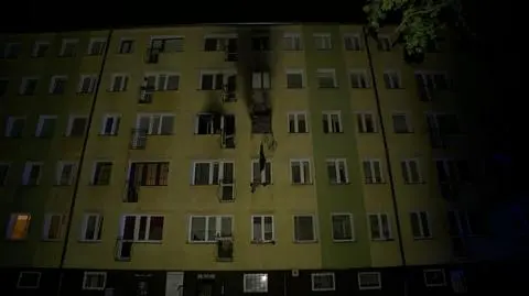 Pożar mieszkania w Koszalinie