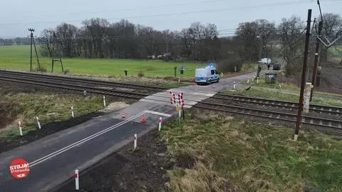 Śmiertelny wypadek przy przejeździe kolejowym w Stargardzie
