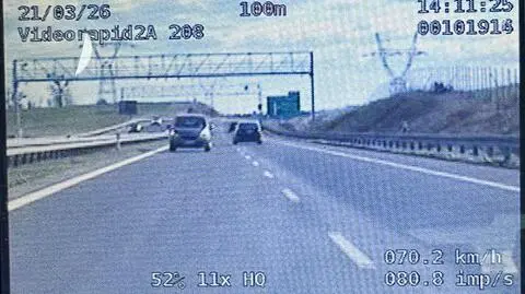 Kierowca jechał pod prąd