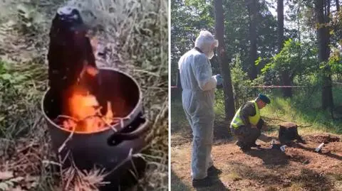 Podpalili w garnku pocisk z czasów II wojny światowej. Sprawcy eksplozji pod Radomiem zatrzymani