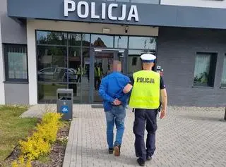 Kierowca został zatrzymany przez policję