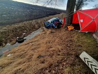 Śmiertelny wypadek w Krzywym Kole