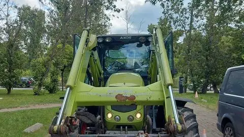 Nastolatek prowadził traktor w centrum Sopotu