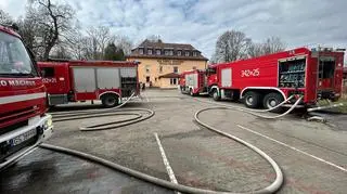 Strażacy ewakuowali blisko 100 pensjonariuszy